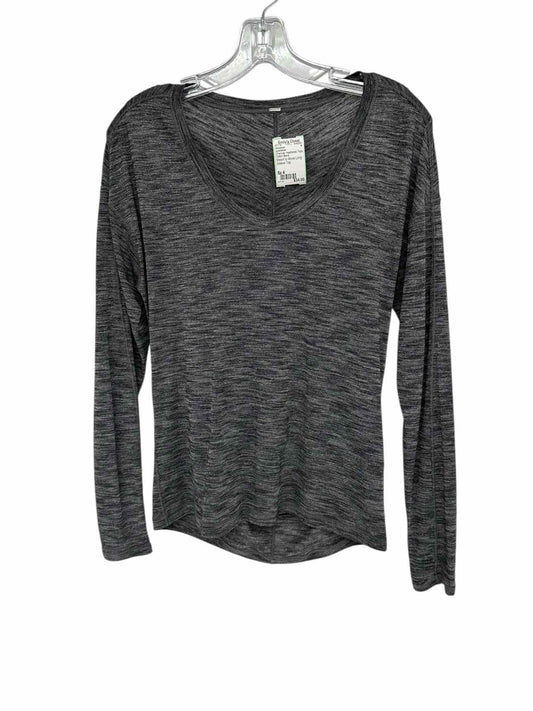 Lululemon Meant to Move Long Sleeve Top Charcoal Size 4