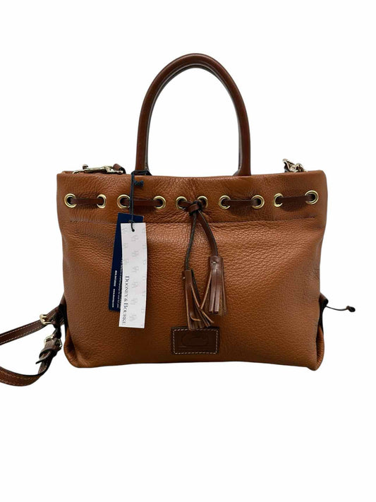 Dooney & Bourke Tan Tassel Leather Tote  **NEW**