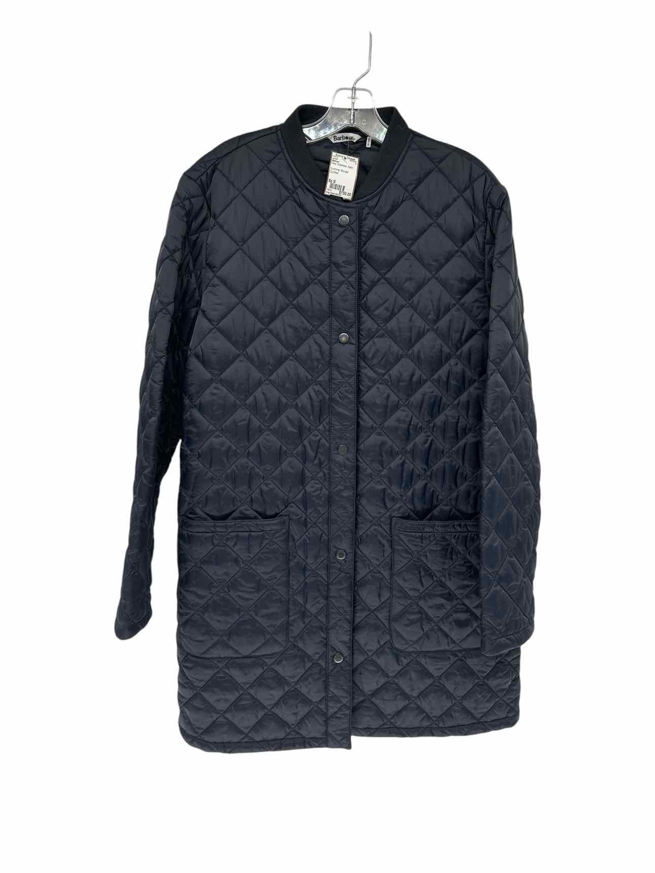 Barbour Summer Border Quilted Navy Jacket Size S