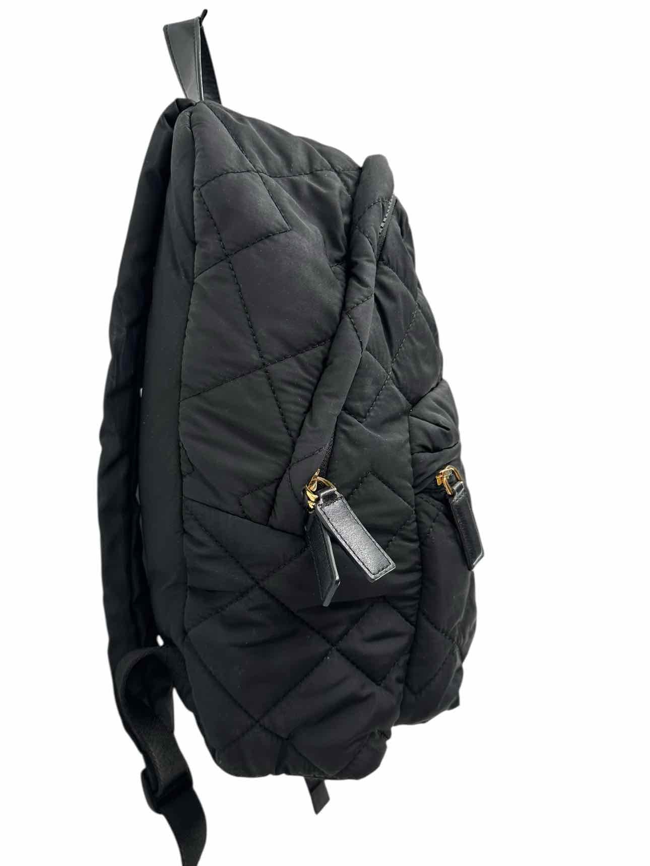 Marc Jacobs Quilted Black Nylon Backpack