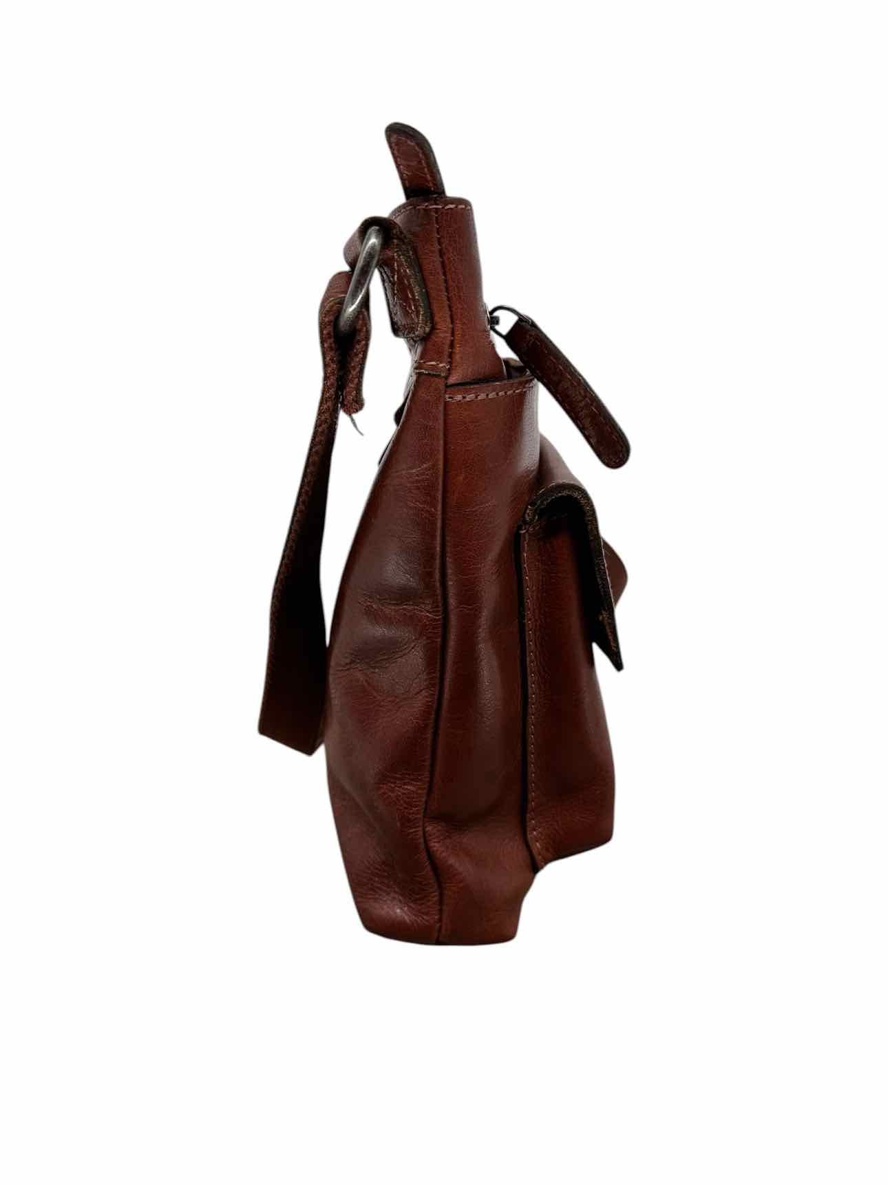 Wild West Cognac Leather Crossbody