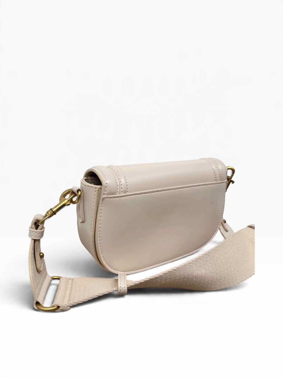 Zara Off-white Faux Leather Crossbody  **NEW**