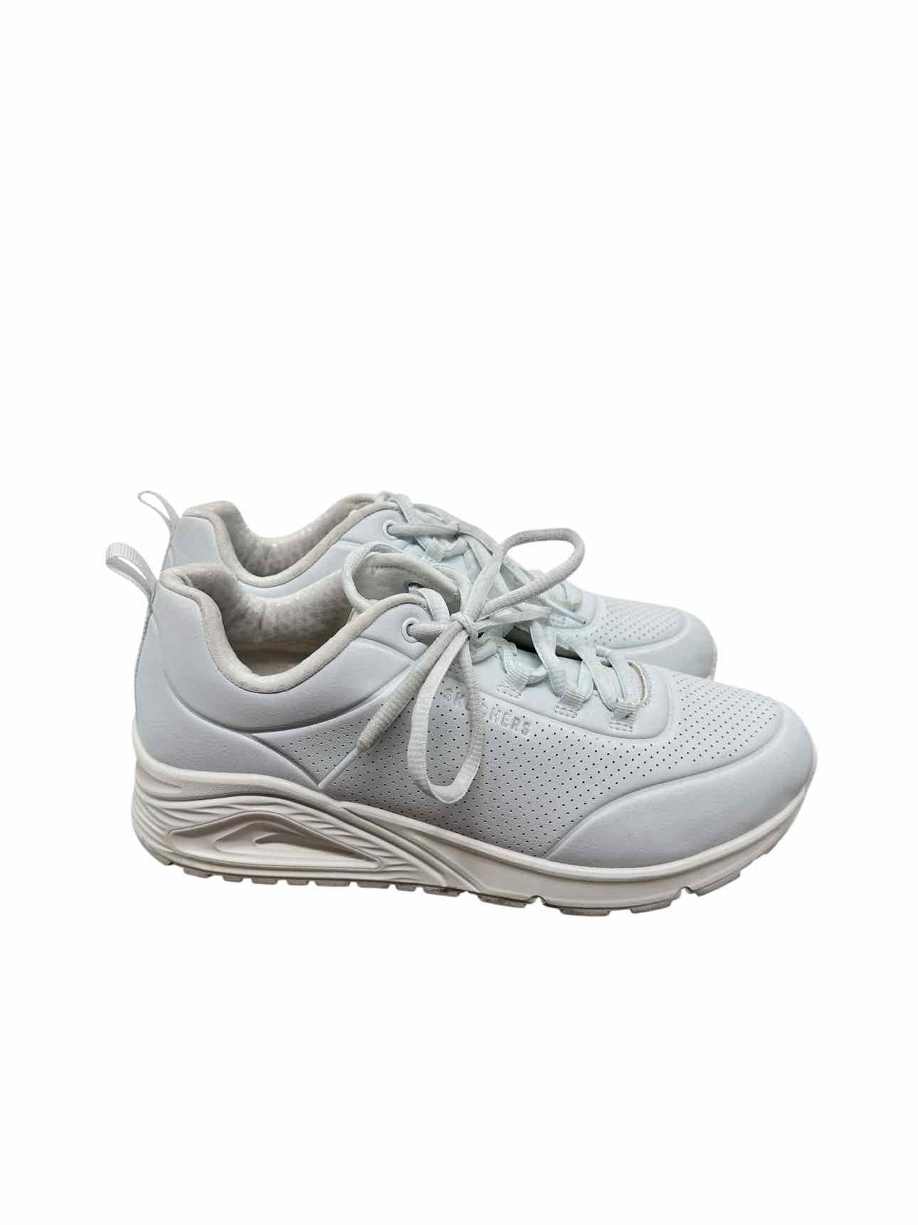 Skechers Uno Stand On Air White Sneakers Shoe Size 9
