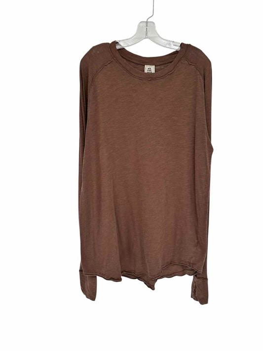 We The Free Brown Size M Long Sleeve Top