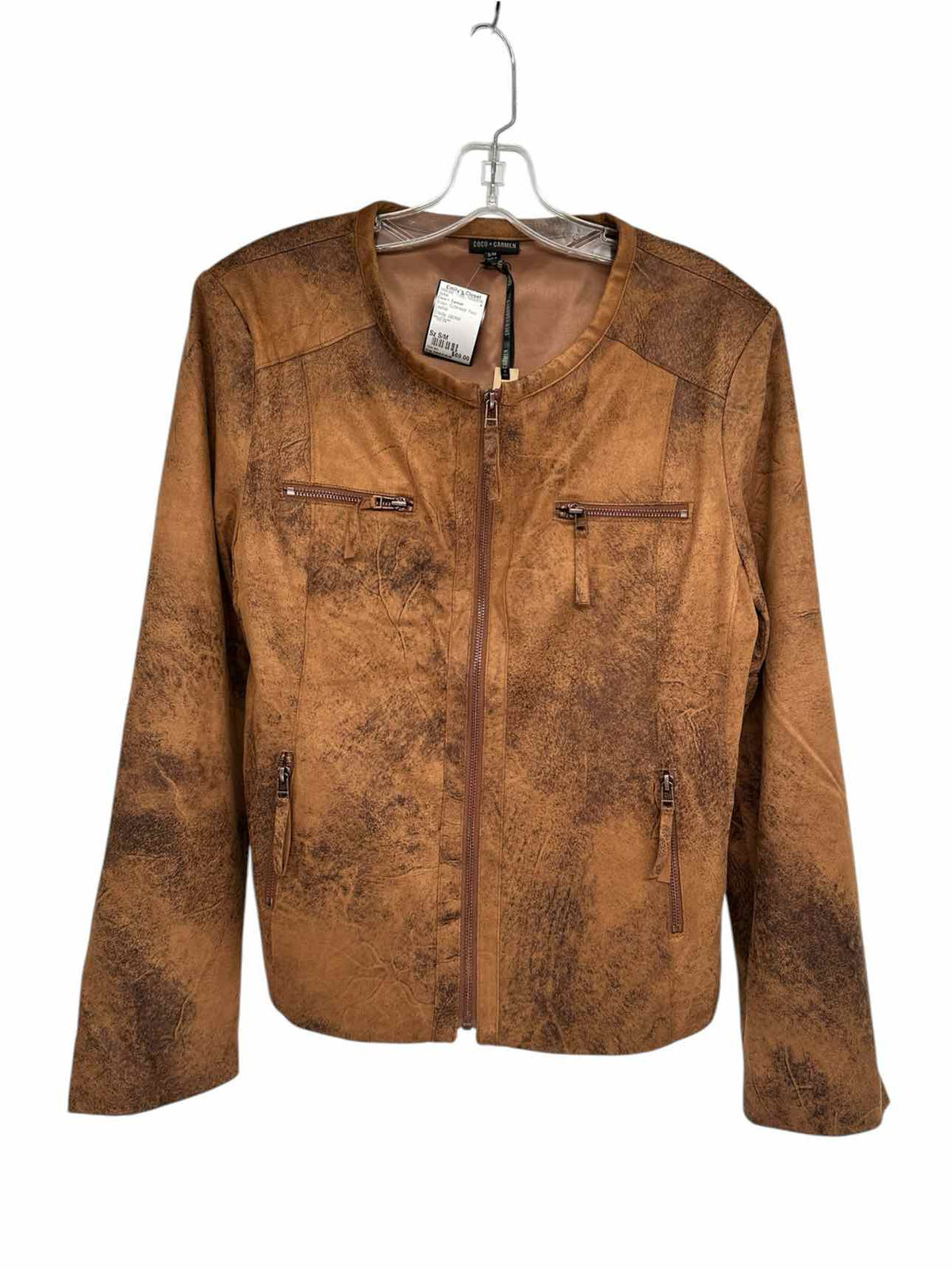 Coco +  Carmen Brown Elway Jacket Size S/M **NEW**
