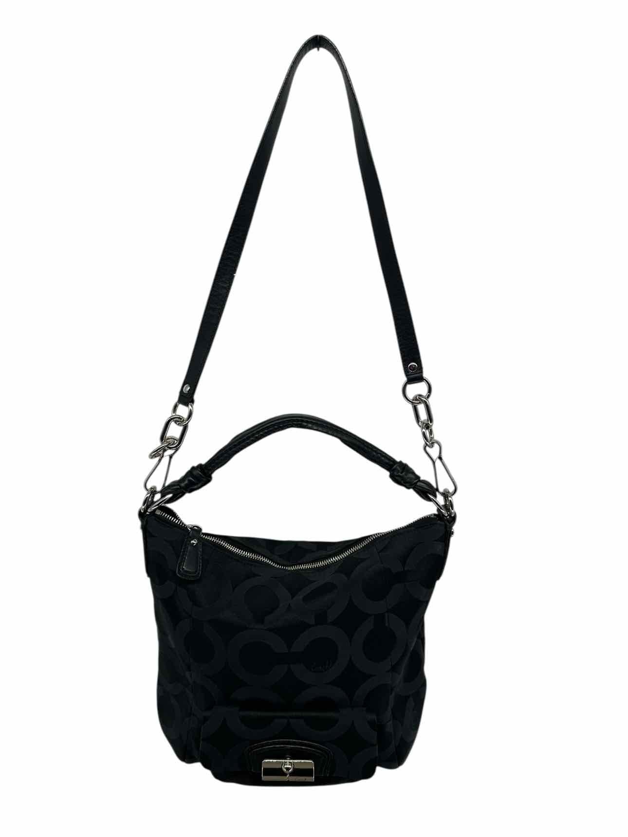 Coach Kristin Op Art Signature Hobo