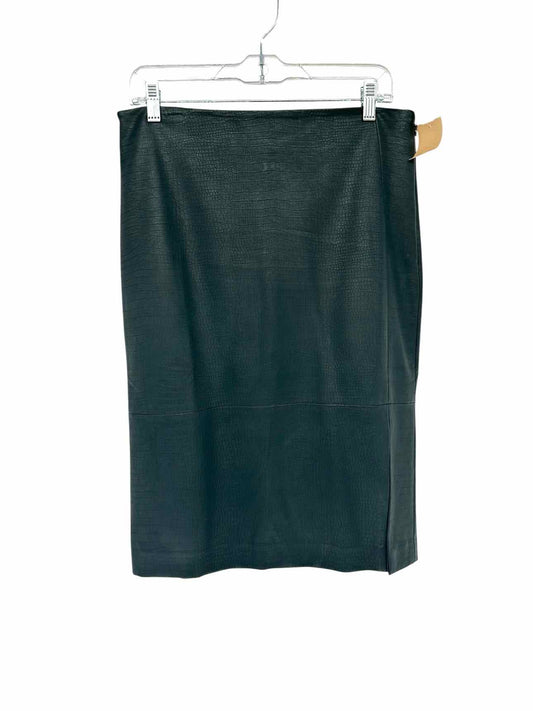Ann Taylor Green Midi Skirt Size 8
