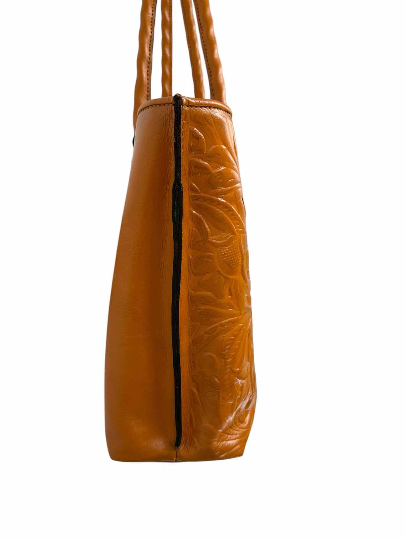 Patricia Nash Orange Leather Tote