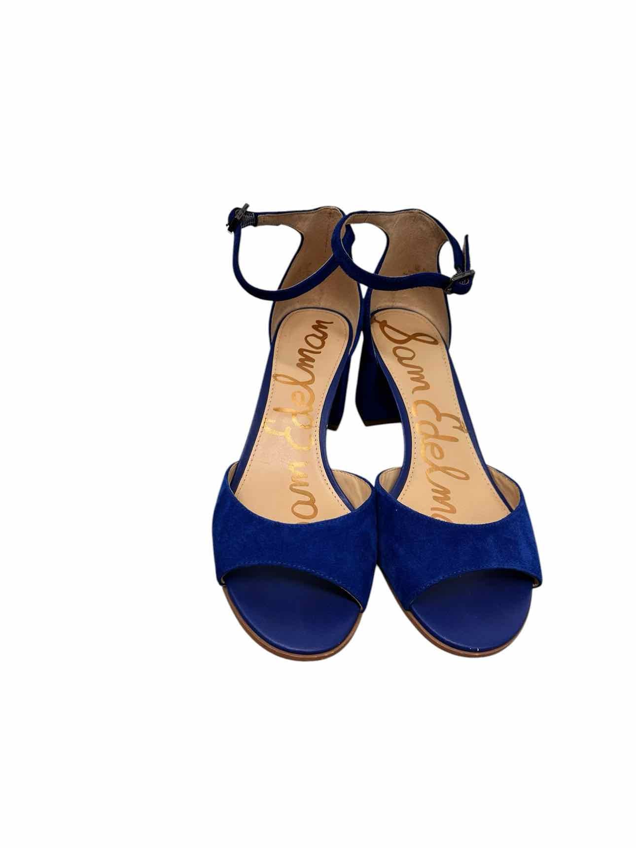 Sam Edelman Susie Dress Sandals Royal Blue Shoe Size 9