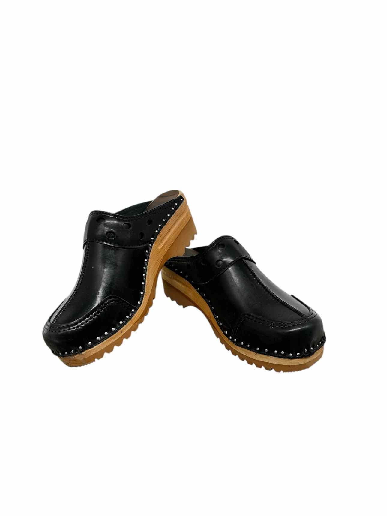Troentorp Durer Clogs Black Shoe Size 6.5