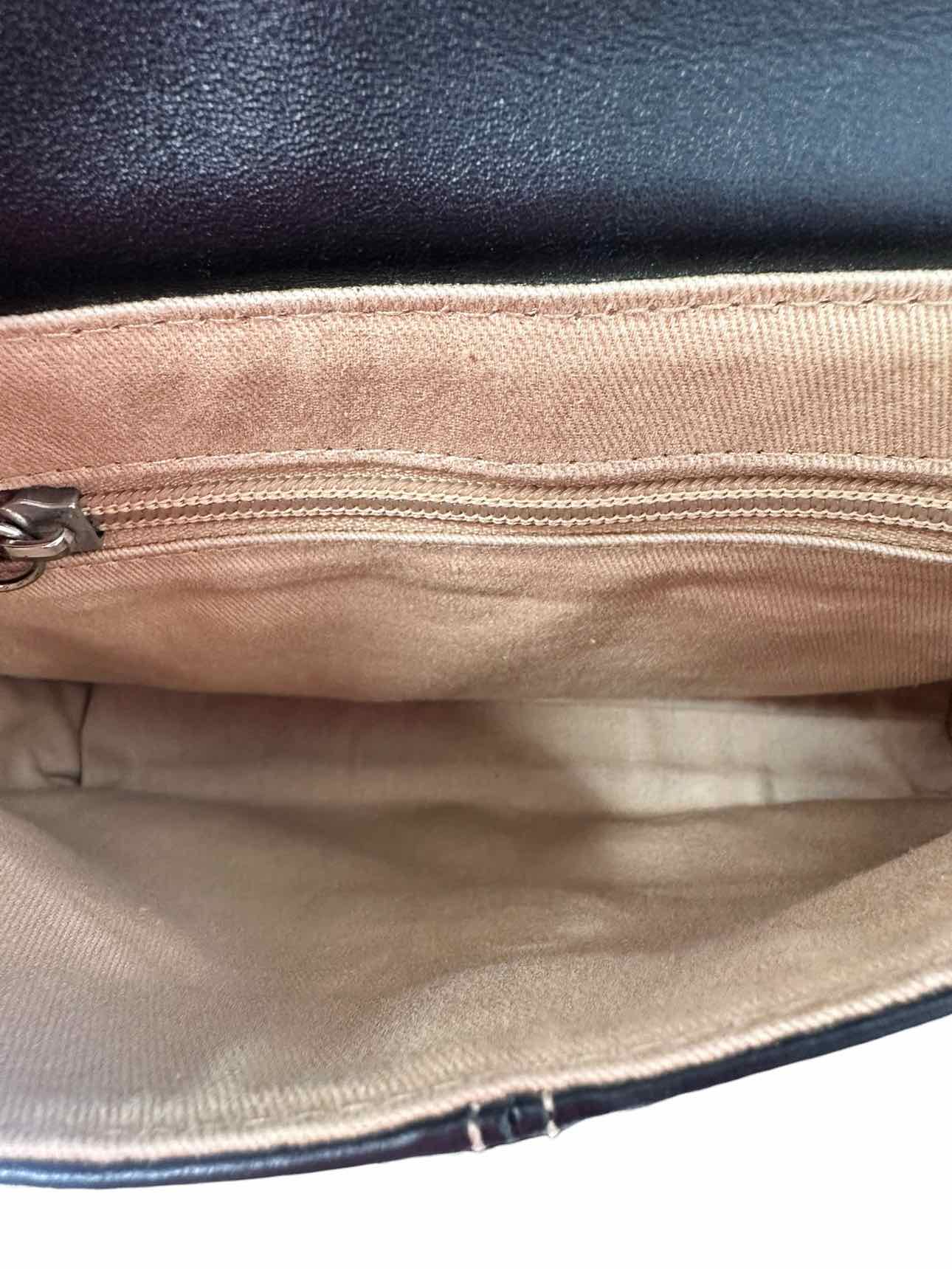 Lodis Black Leather Crossbody