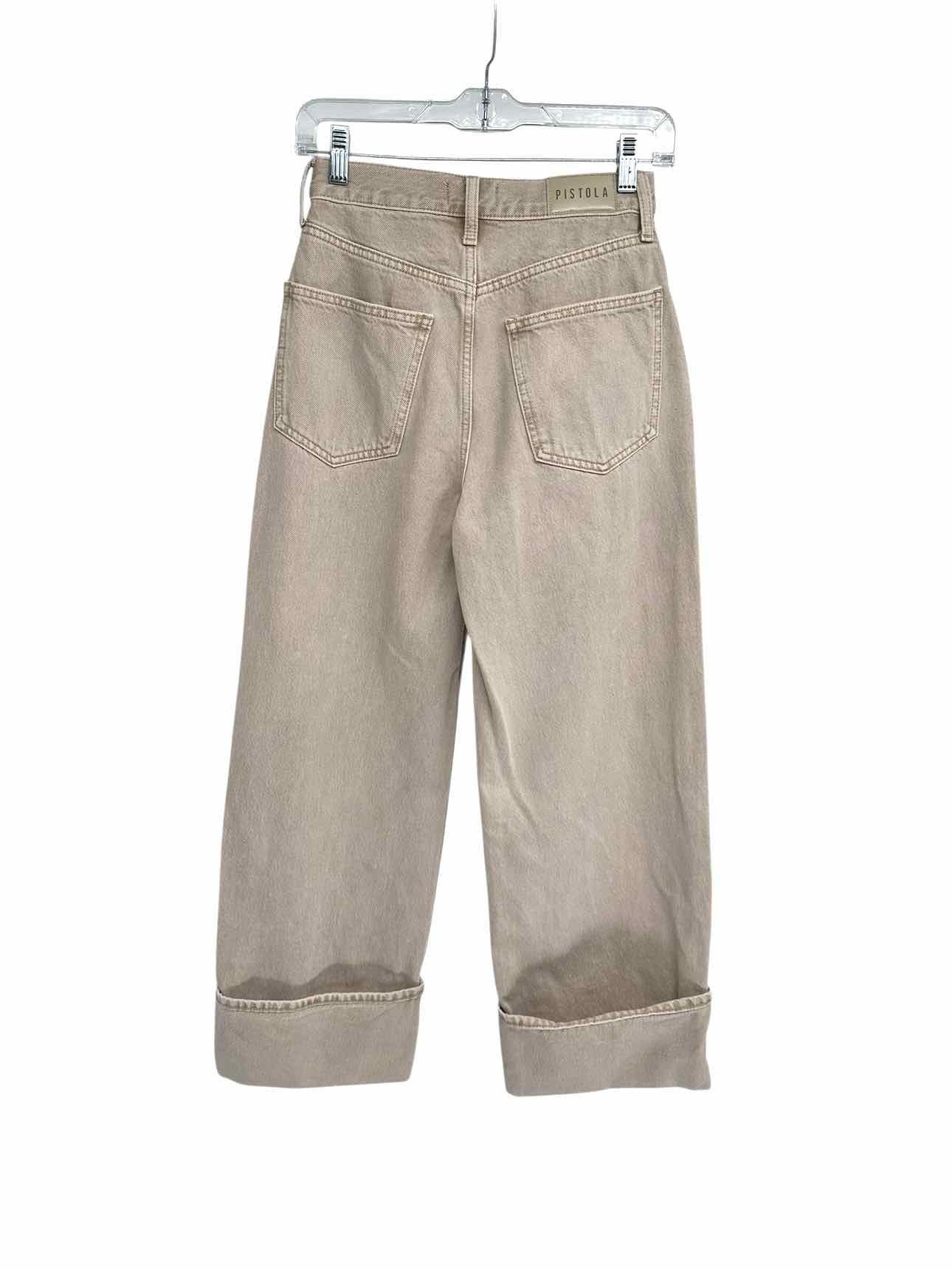 Pistola Ryder High Rise Cuffed in Oat Size 2