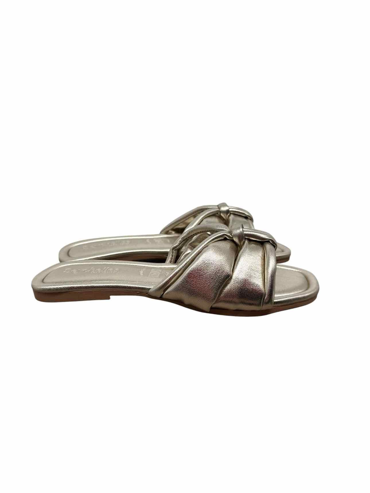 Seychelles Shades of Cool Sandals Metallic Gold Shoe Size 6