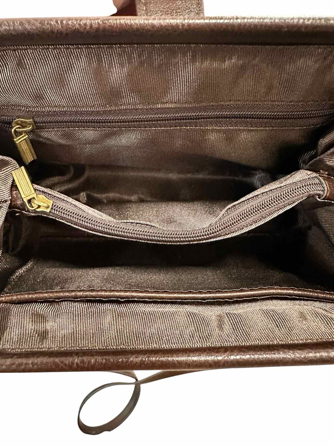 Libra Bags Brown Faux Leather Crossbody **NEW**