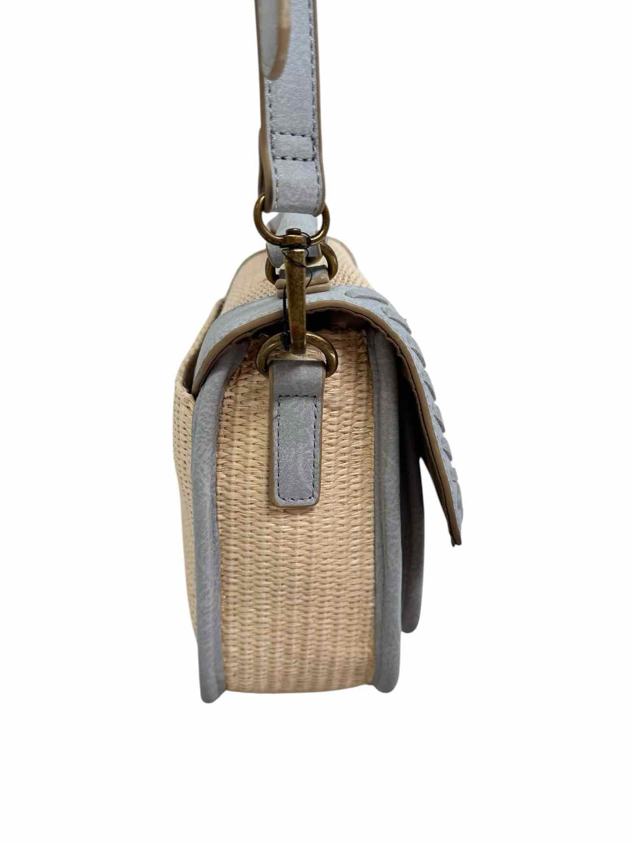 The Pioneer Woman Blue Straw Crossbody