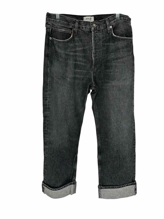Agolde Fran Black Jeans Size 8