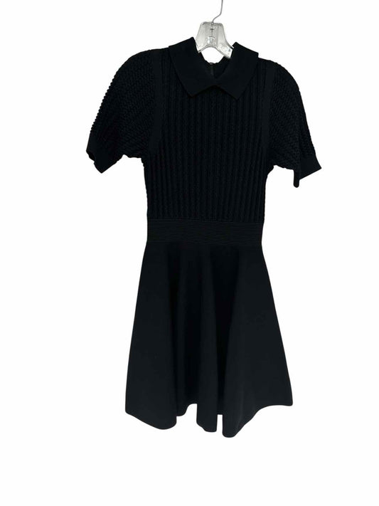 Ted Baker Mia Short Sleeve Skater Dress Black Size 4