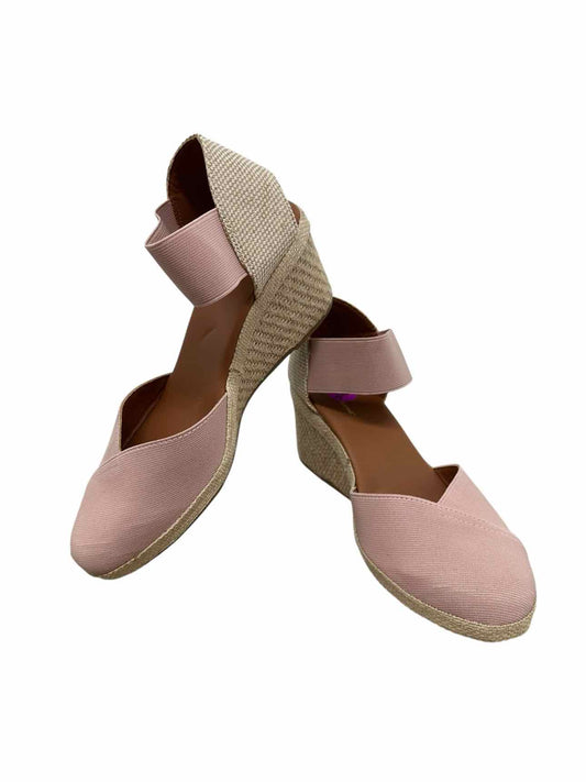 Tommy Bahama Pink Wedge Espadrilles Shoe Size 8.5 **NEW**