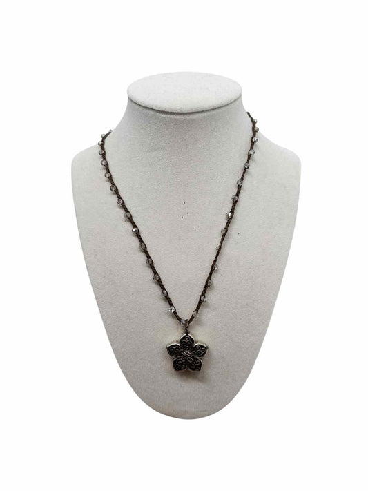 Brighton Illumina Large Flower Beaded Chain Necklace