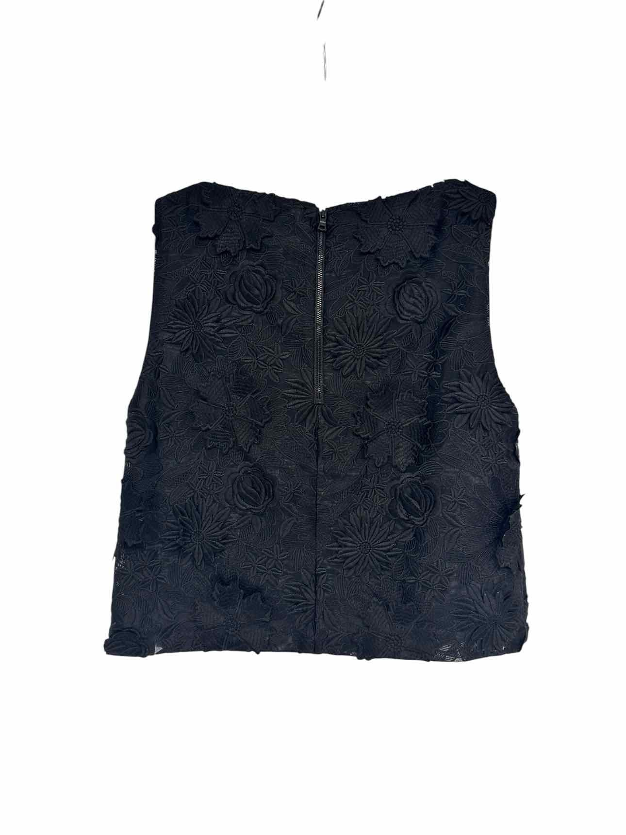 Alice + Olivia Black Size S Sleeveless Top