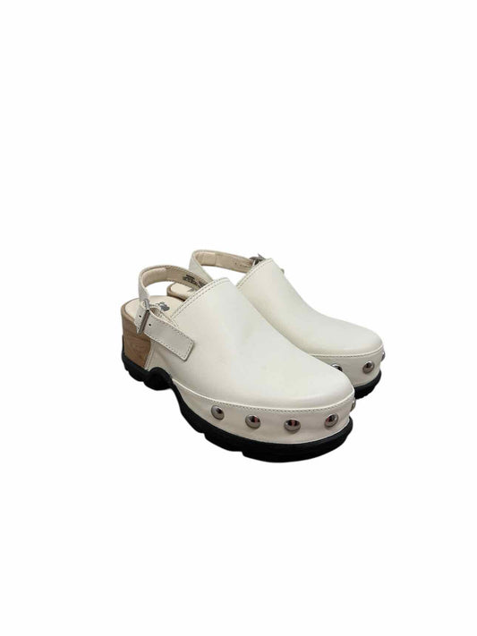 Sorel Roan 'N Clog RVT in Chalk Off-White Shoe Size 9.5 **NEW**