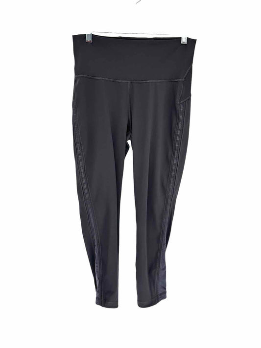 Lululemon Power Lines Crop Leggings Dk. Gray Size 10