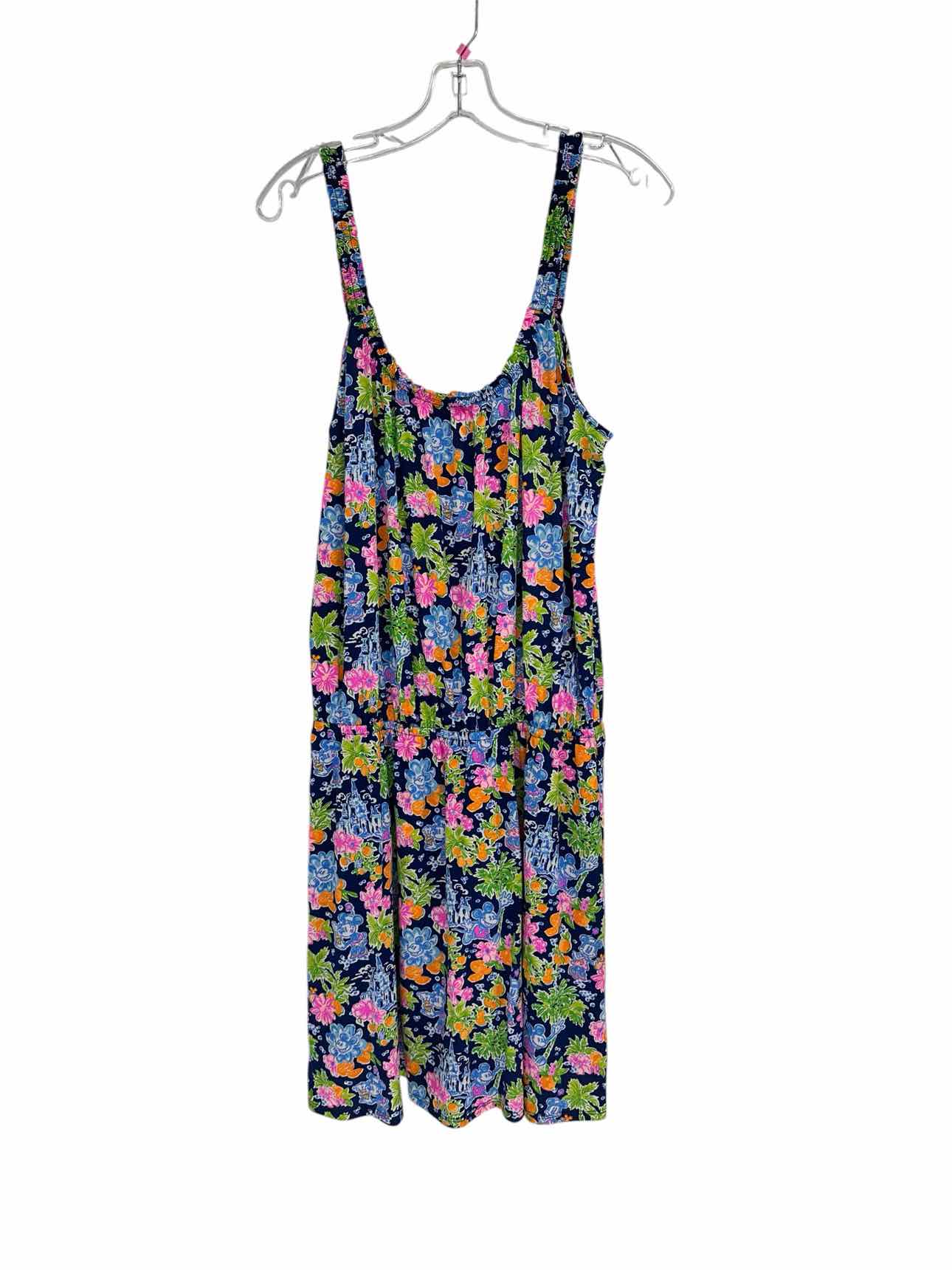 Lilly Pulitzer Lord Romper Aegean Navy Lilly Loves Disney Size L Romper **NEW**