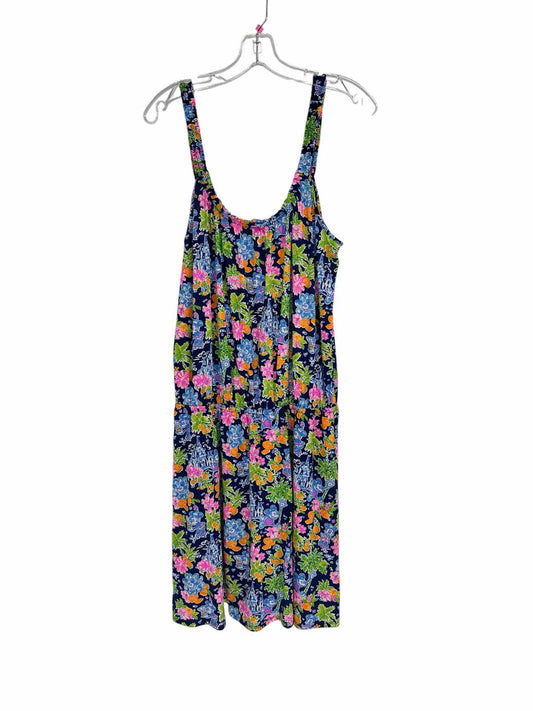 Lilly Pulitzer Lord Romper Aegean Navy Lilly Loves Disney Size L Romper **NEW**