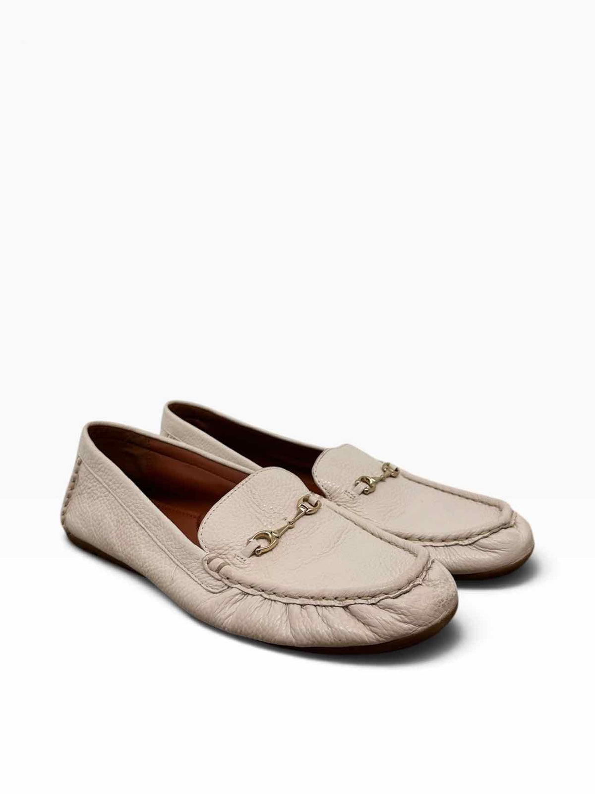 Coach Off-White Loafers Shoe Size 10
