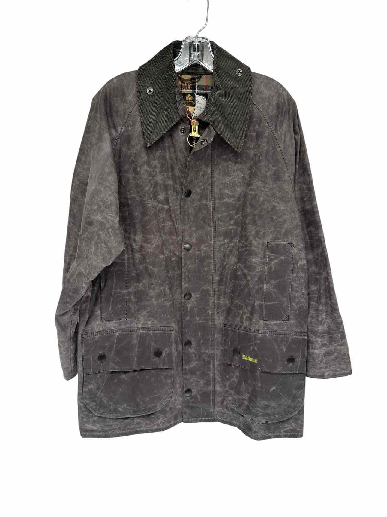 Barbour Beaufort Beeswax Barn Jacket Gray Size S **NEW**
