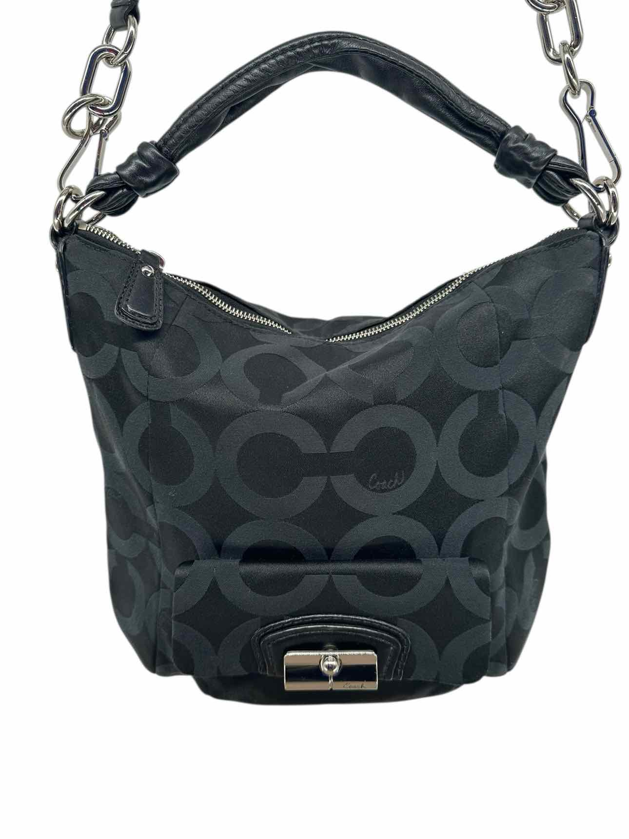 Coach Kristin Op Art Signature Hobo