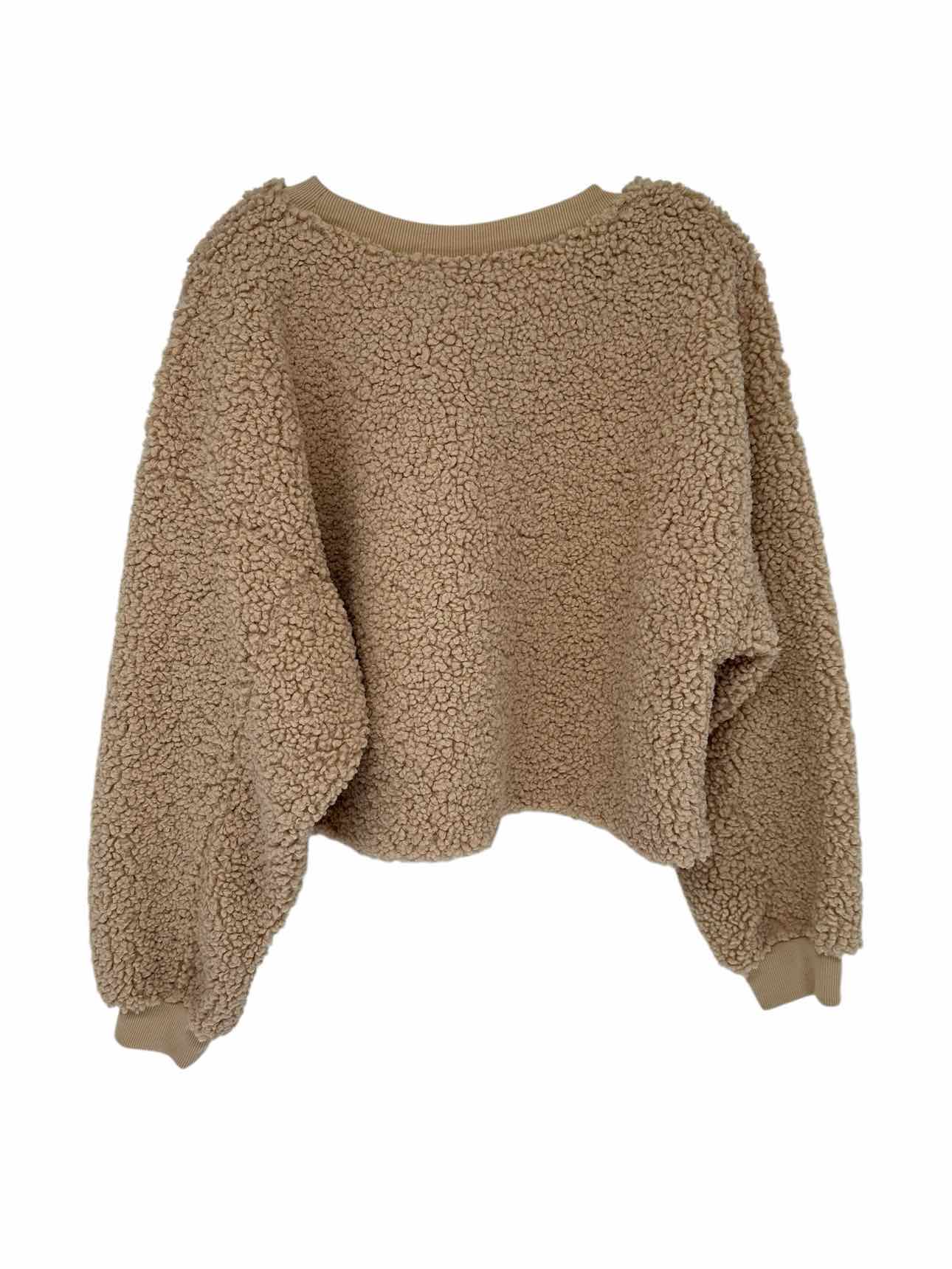 Wild Fable Tan Crop Sweater SIZE L