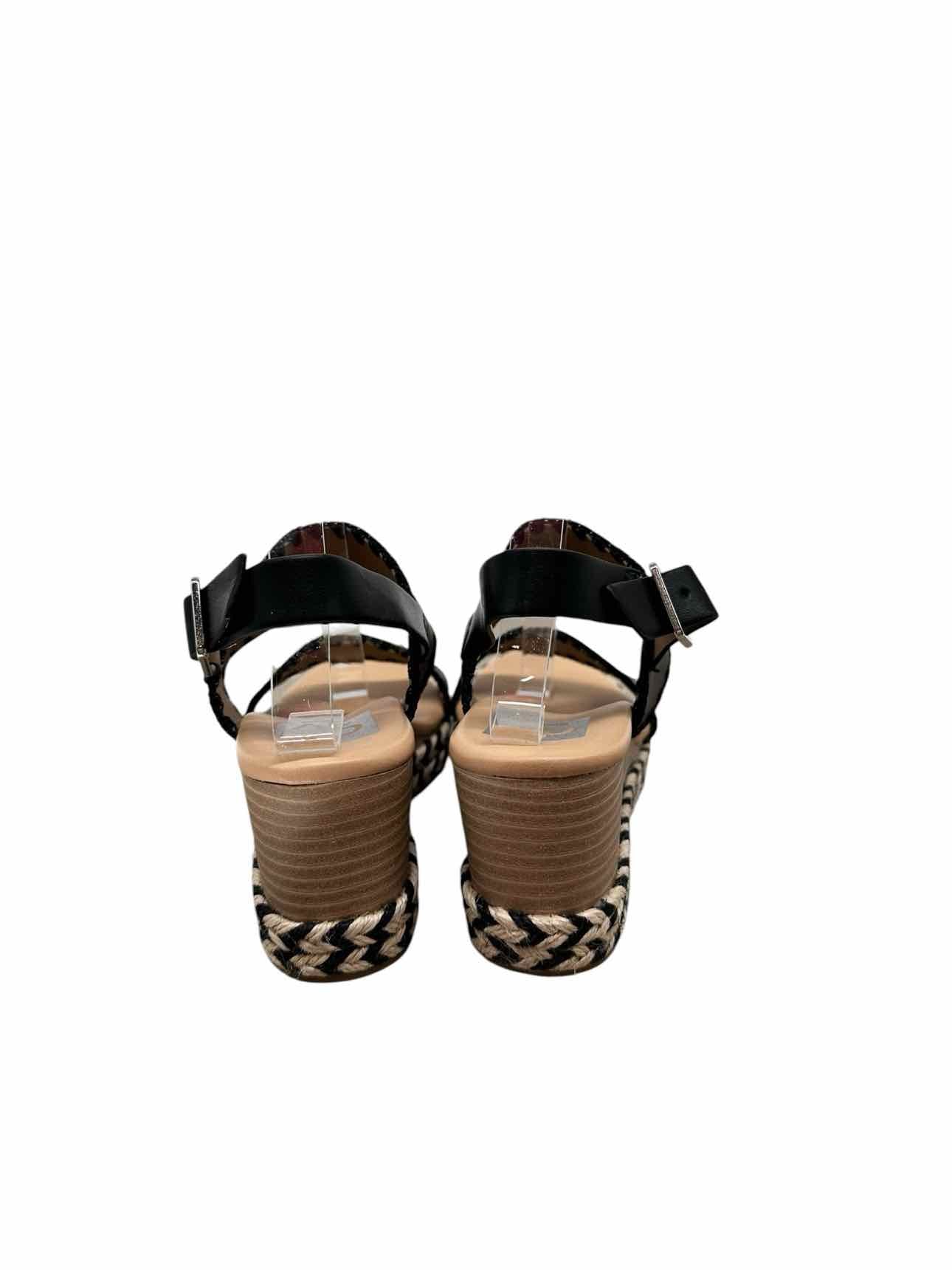 Dolce Vita Black Enchant Sandals Shoe Size 6 **NEW**