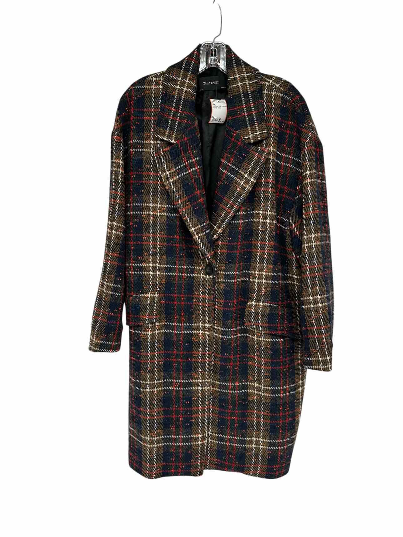 Zara Multi-Color Coat Size L