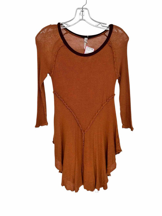 Intimitely by Free People Weekends Layering Top Rust Size S