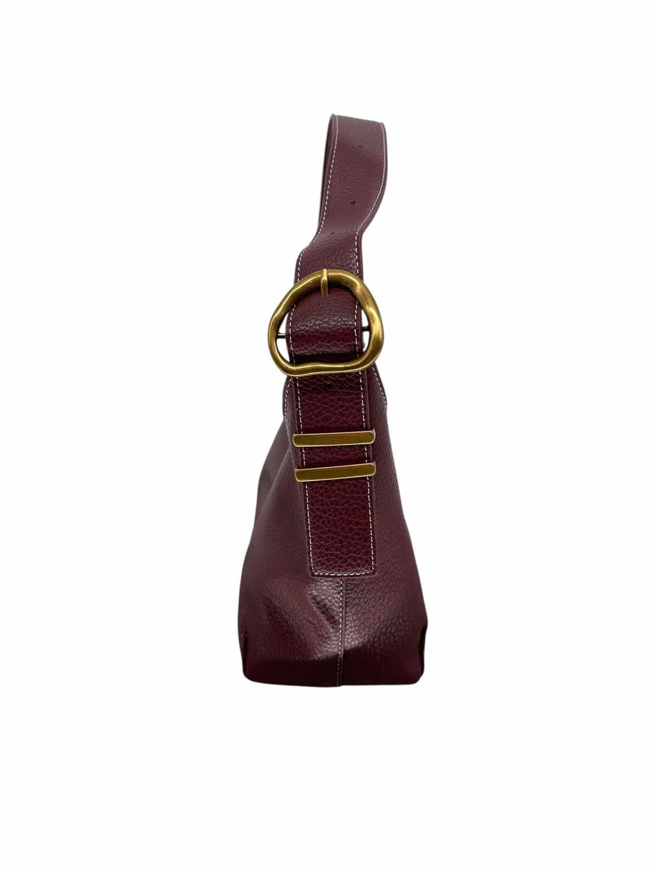 Steve Madden Burgundy Faux Leather Hobo