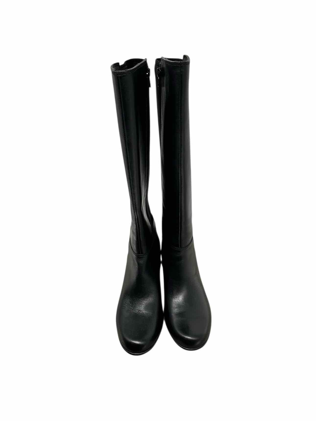 Clarks Malia Palms Tall Boots Black Shoe Size 9.5 **NEW**