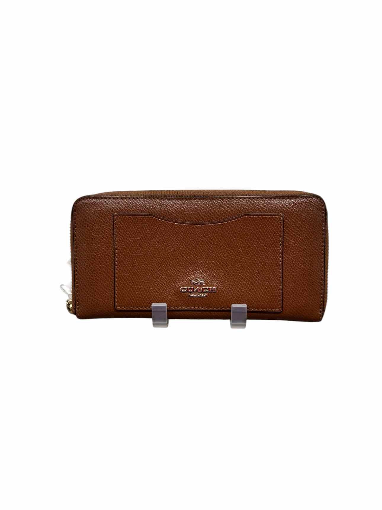 Coach Zip Around Accordion Wallet