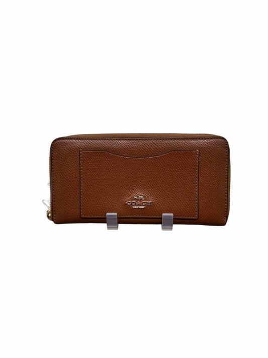 Coach Zip Around Accordion Wallet