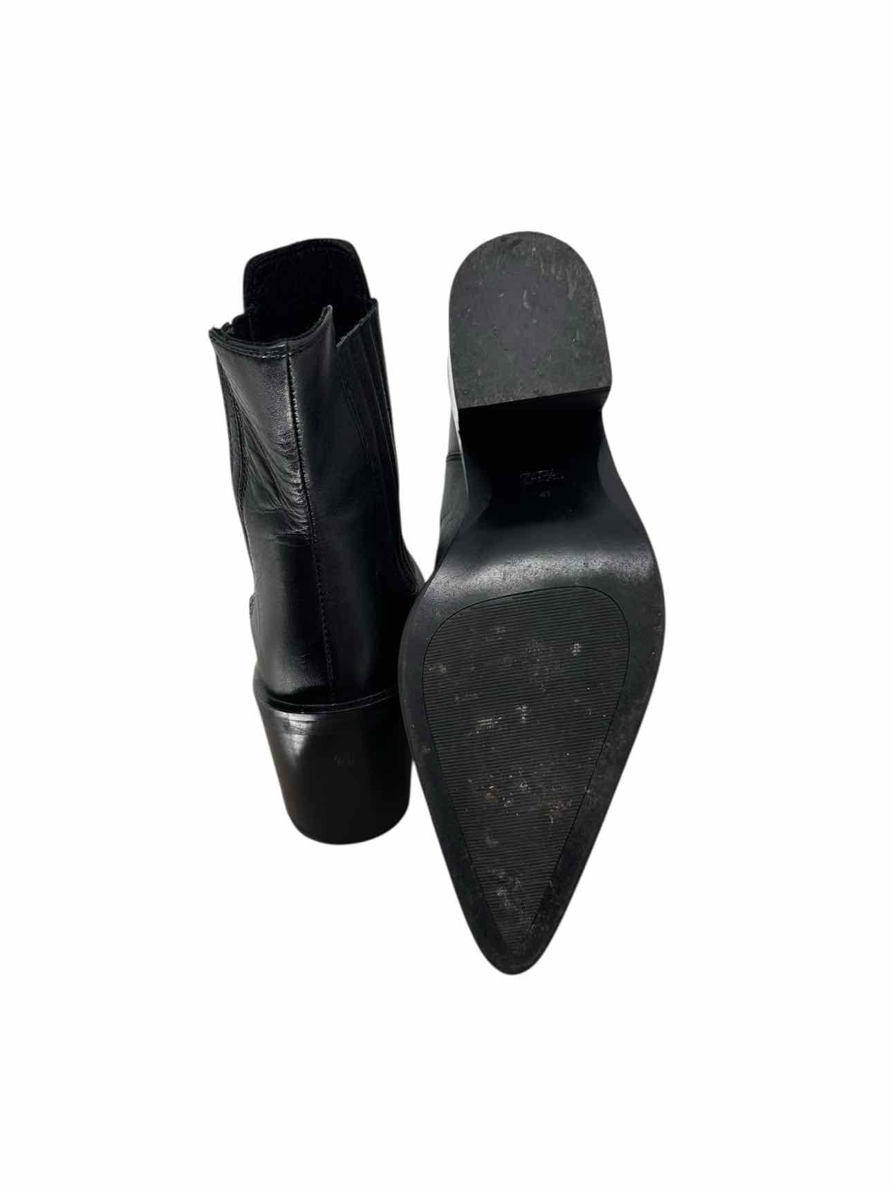 Zara Black Boots Shoe Size 10