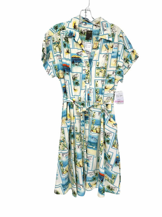 Taylor Multi-Color Short Sleeve Dress Size 10 **NEW**