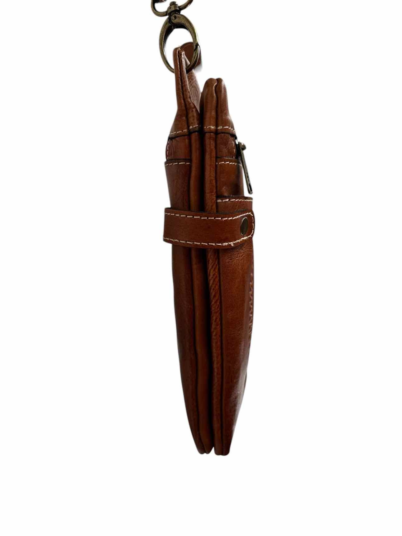 Patricia Nash Francesca Burnished Tooled Tan Leather Crossbody **NEW**