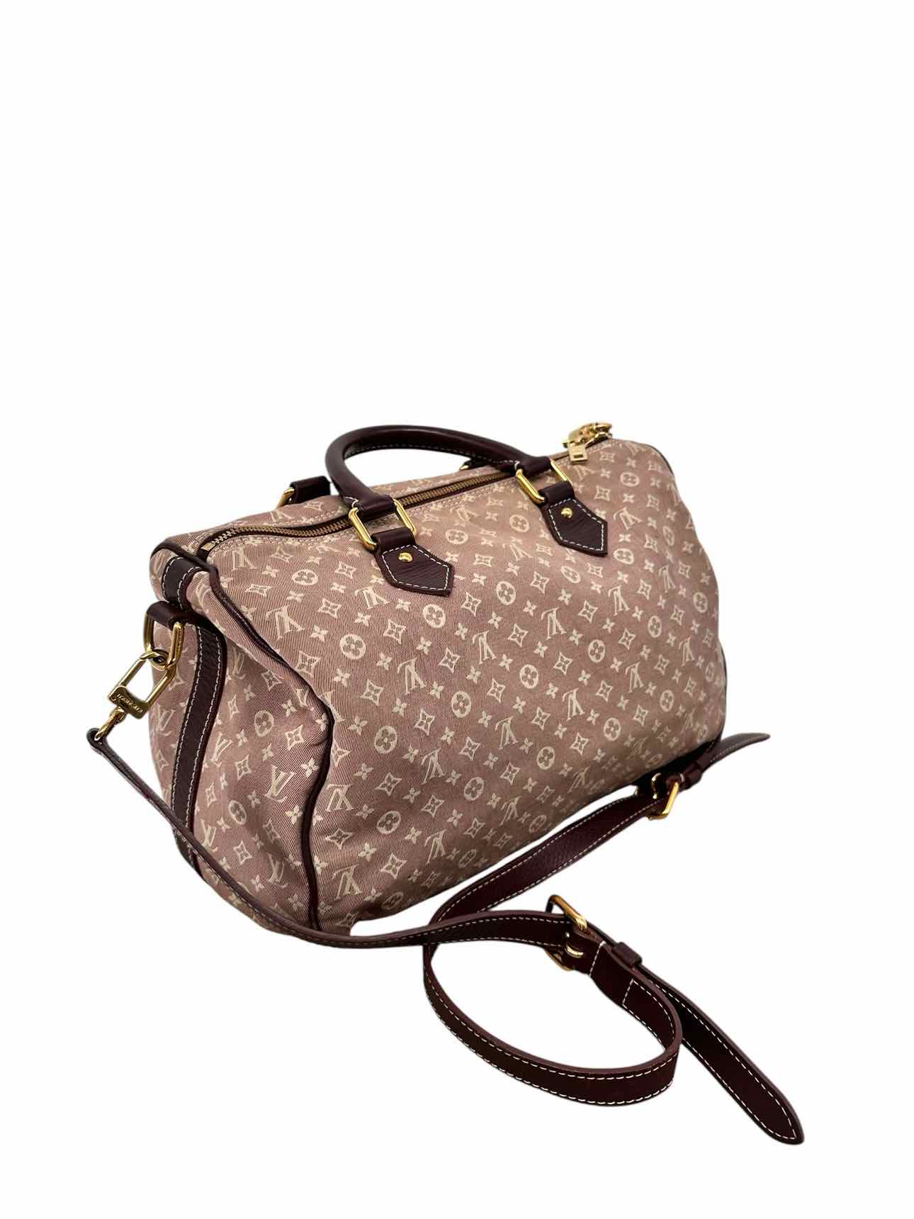 Louis Vuitton Idylle Speedy Bandouliere 30 Cloth Shoulder Bag