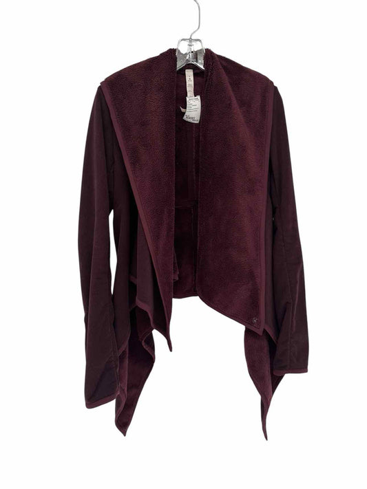 Lululemon Presence of Mind in Bordeaux Drama Maroon  Jacket Size 6