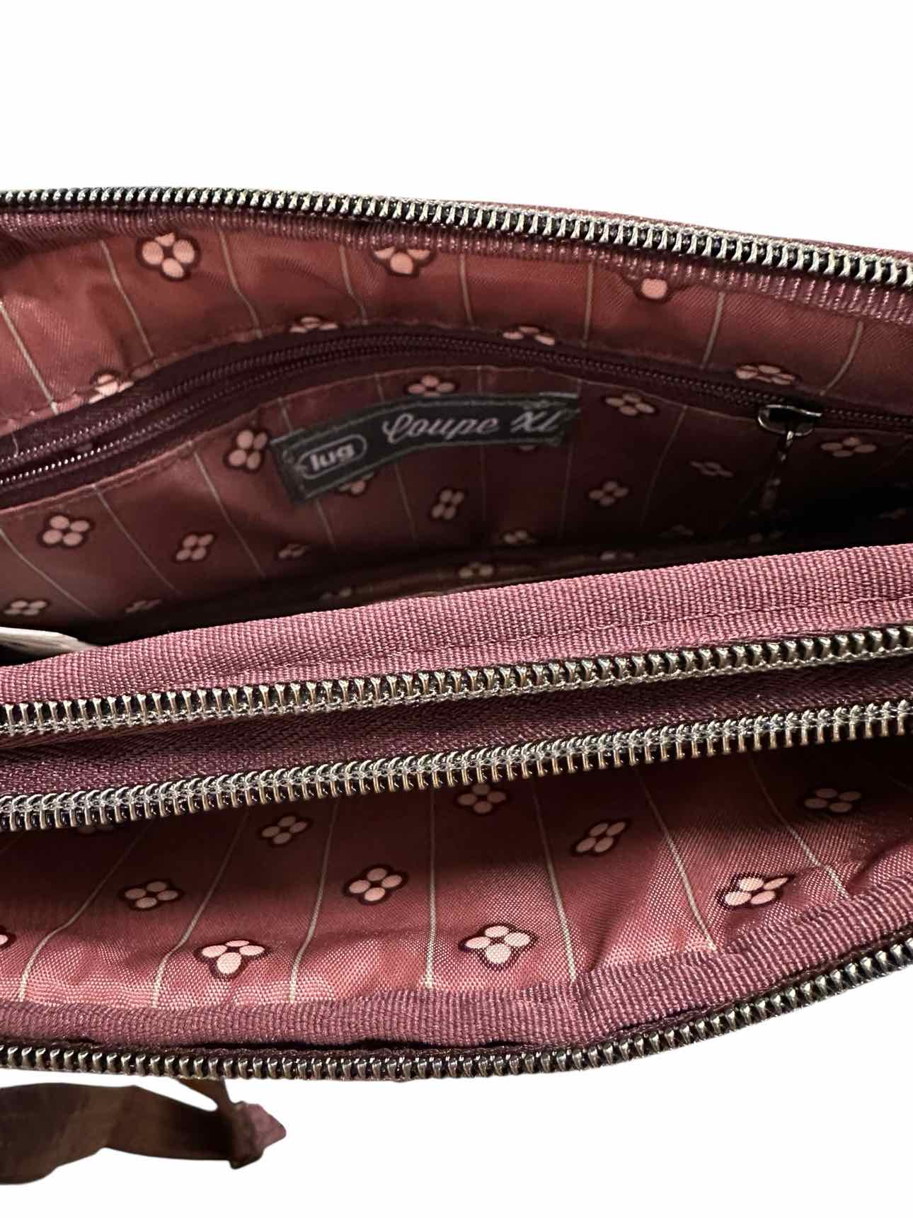 Lug Coupe XL Maroon Nylon Crossbody