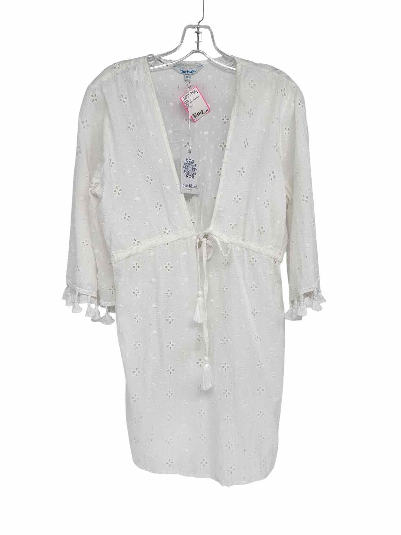 Blue Island White Size S Coverup **NEW**