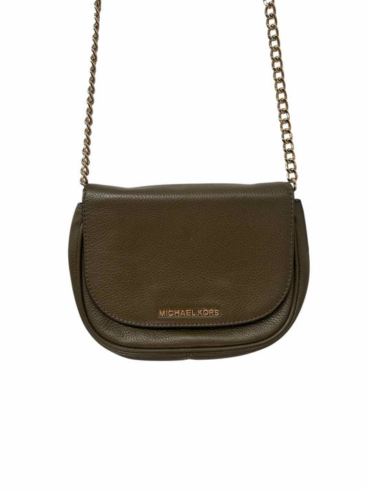 Michael Kors Olive Leather Crossbody
