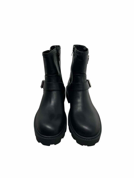 Steve Madden Fareway Black Boots Shoe Size 7.5  **NEW**