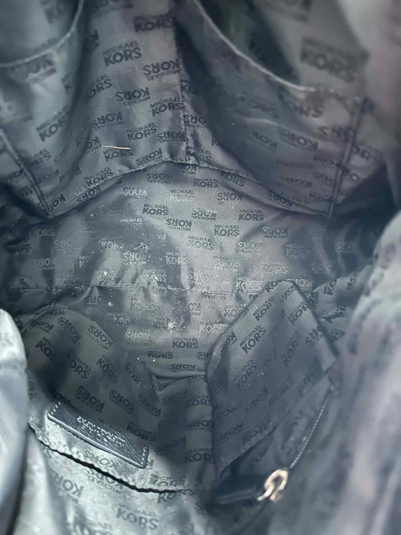 Michael Kors Black Leather Hobo