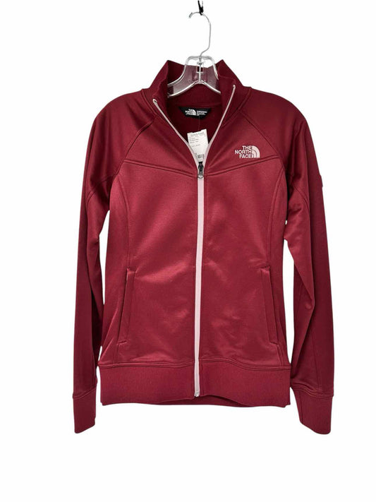The North Face Maroon Track Jacket Size S